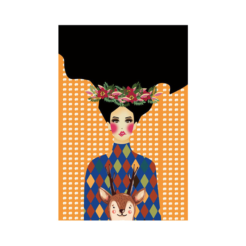 Frendorf | Blush Maiden Wandkunst Dekor Pastellfarbe Leinwandmalerei, Texturiert, Mehrere Größen