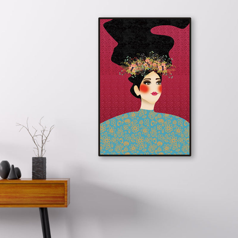 Frendorf | Blush Maiden Wandkunst Dekor Pastellfarbe Leinwandmalerei, Texturiert, Mehrere Größen