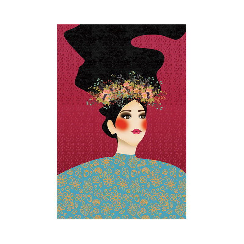 Frendorf | Blush Maiden Wandkunst Dekor Pastellfarbe Leinwandmalerei, Texturiert, Mehrere Größen