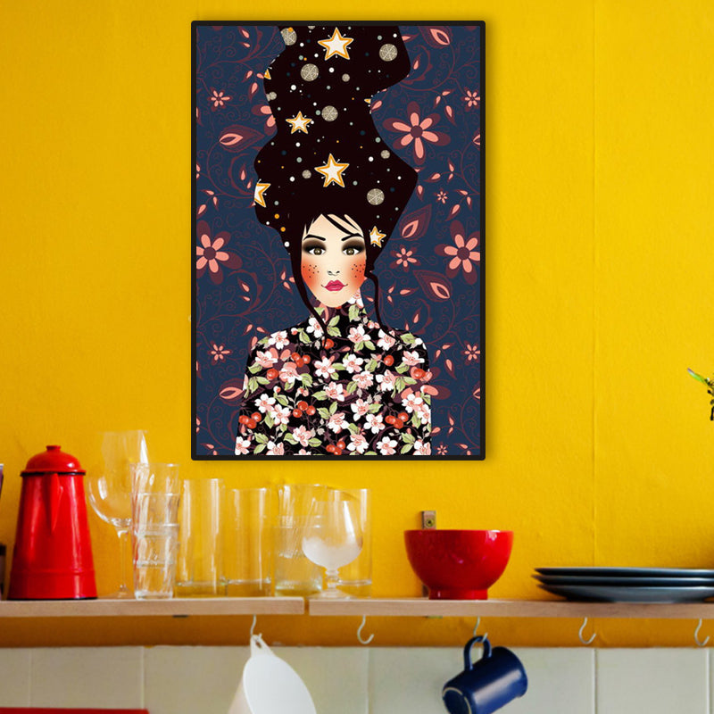 Frendorf | Blush Maiden Wandkunst Dekor Pastellfarbe Leinwandmalerei, Texturiert, Mehrere Größen