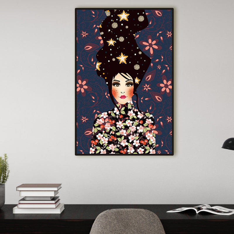 Frendorf | Blush Maiden Wandkunst Dekor Pastellfarbe Leinwandmalerei, Texturiert, Mehrere Größen