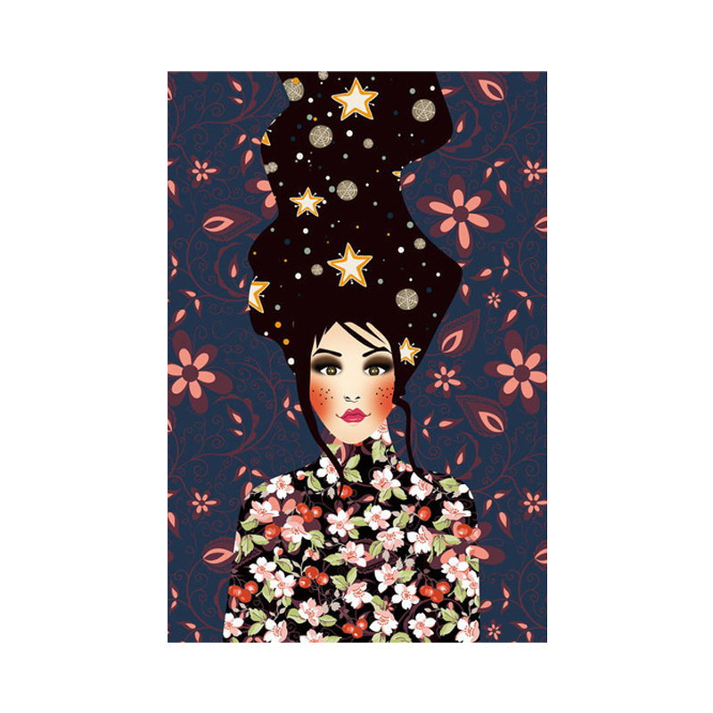 Frendorf | Blush Maiden Wandkunst Dekor Pastellfarbe Leinwandmalerei, Texturiert, Mehrere Größen