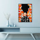 Lichtfarbe Mode Figur Malerei Illustration Glam Texturiertes Leinwand für Lounge