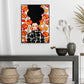 Lichtfarbe Mode Figur Malerei Illustration Glam Texturiertes Leinwand für Lounge