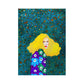 Lichtfarbe Mode Figur Malerei Illustration Glam Texturiertes Leinwand für Lounge