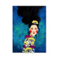 Lichtfarbe Mode Figur Malerei Illustration Glam Texturiertes Leinwand für Lounge