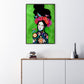 Lichtfarbe Mode Figur Malerei Illustration Glam Texturiertes Leinwand für Lounge
