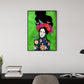 Lichtfarbe Mode Figur Malerei Illustration Glam Texturiertes Leinwand für Lounge