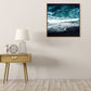 Weiche Farbige Zeitgenössische Wandkunst Foto Weite Ozeansicht Canvas Druck für das Arbeitszimmer