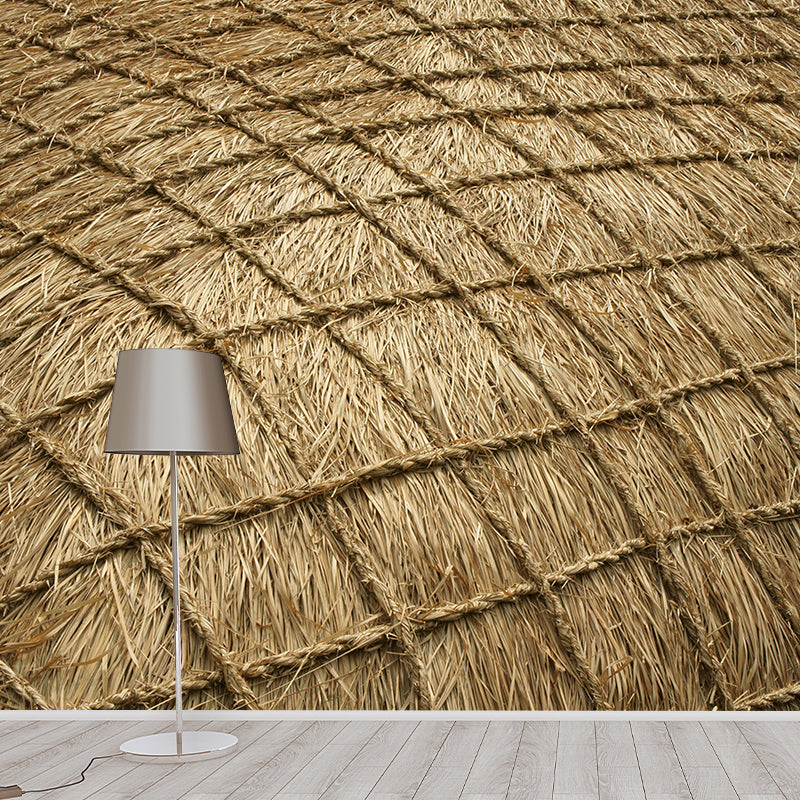 Zeitgenössisches Foto Weizenfeld Wandbild Sanfte Farbe Fleckenbeständige Wandkunst für das Esszimmer