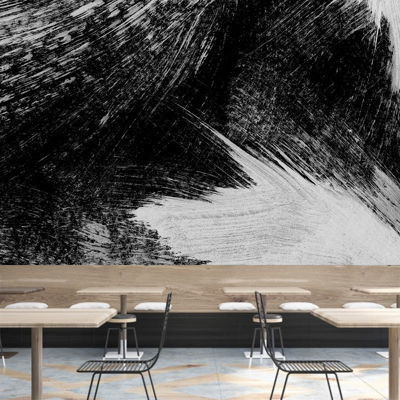 Frendorf | Illustratie Borstelslag Muurdecoratie Gigantische Wandbedekking voor Eetkamer, Aangepast