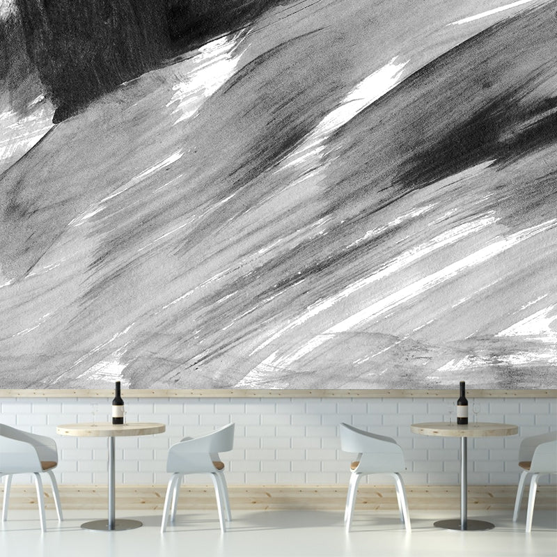 Frendorf | Illustratie Borstelslag Muurdecoratie Gigantische Wandbedekking voor Eetkamer, Aangepast