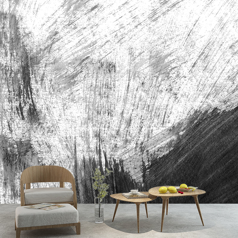 Frendorf | Illustratie Borstelslag Muurdecoratie Gigantische Wandbedekking voor Eetkamer, Aangepast
