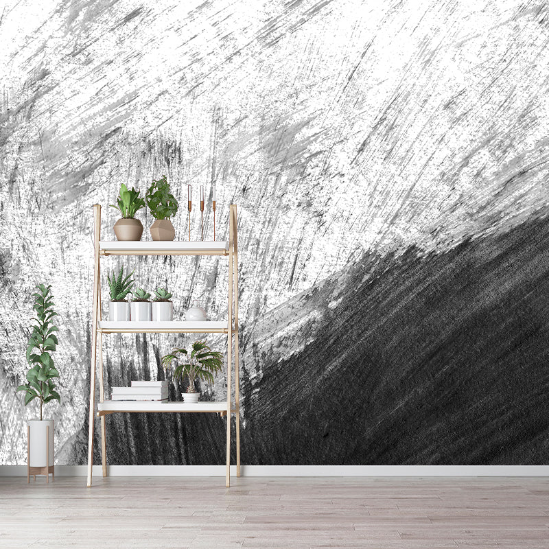Frendorf | Illustratie Borstelslag Muurdecoratie Gigantische Wandbedekking voor Eetkamer, Aangepast