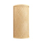 Frendorf | Halbzylindrische Wandlampe zur flush-Montage Minimalistische Bambus 1 Kopf Flur Wandleuchte in Beige