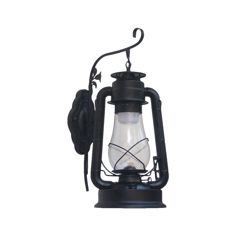 Frendorf | 1 Glühbirne Kerosin Wandmontierte Lichtarmatur Küstenstil Schwarz/Bronze/Kupfer Klarglasbeleuchtung