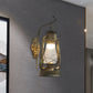 Frendorf | 1 Glühbirne Kerosin Wandmontierte Lichtarmatur Küstenstil Schwarz/Bronze/Kupfer Klarglasbeleuchtung
