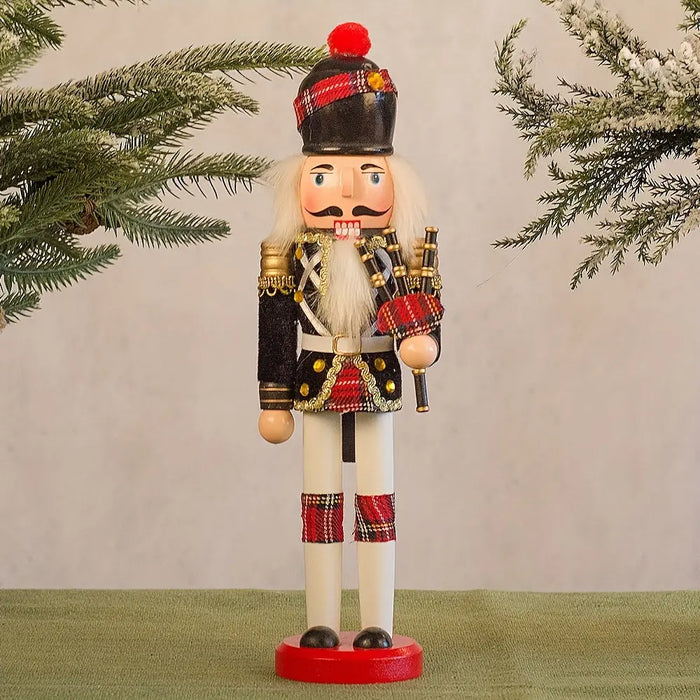Frendorf | NussknackerJoy - Holz-Nussknacker-Soldatenfigur für zeitlosen Weihnachtszauber