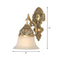 Frendorf | Bronze Flared Wandmontage Lamp Traditioneel Alabaster Glas 1-Kop Woonkamer Wandlamp