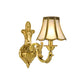 Frendorf | 1/2 Licht Geflared/Bell Wandgemonteerde Licht Traditionelles Poliertes Messing Frosted Glas Wandlampe