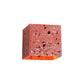 Frendorf | Nordic Style Cubic Up Down Wandlamp Terrazzo 1 Lamp Hotel Wandmontage Licht in Rood/Wit/Blauw