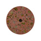 Frendorf | Terrazzo Disk LED Wandlicht Art Deco Schwarz/Rot/Blau Flush Mount Wandleuchte für das Wohnzimmer