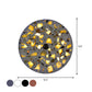 Frendorf | Terrazzo Disk LED Wandlicht Art Deco Schwarz/Rot/Blau Flush Mount Wandleuchte für das Wohnzimmer