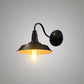 Frendorf | Eisen Schwarze Oberfläche Wand Sconce Wasserrohr/Käfig/Faust-förmig 1-Glühbirne Industrie Stil Wandmontierte Lichtarmatur