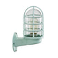 Frendorf | Loft Capsule Wandlamp Fixture Enkele Transparante Glas Wandlamp met Draadkooi in Roze/Blauw/Roest