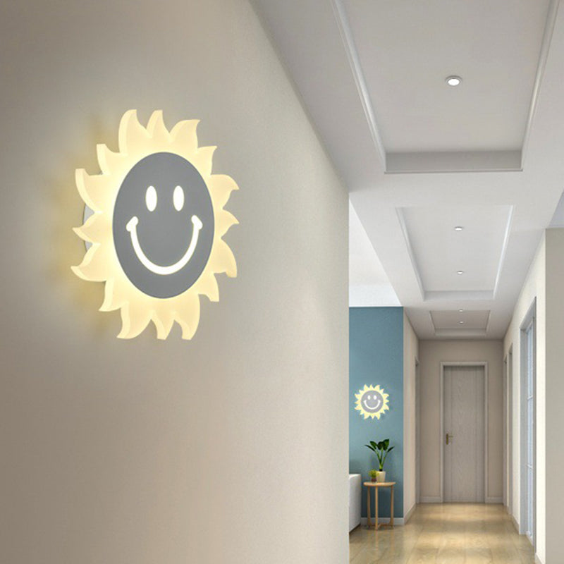 Frendorf | Smile/Vierkante/Wolk LED Wande verlichting Simpliciteit Acryl Woonkamer Wandlamp Armatuur in Wit