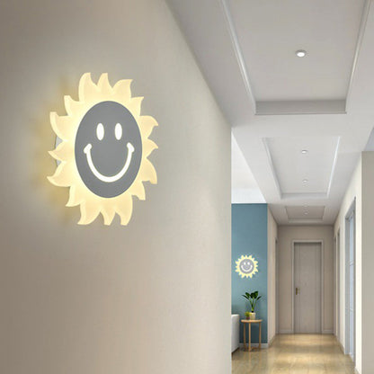 Frendorf | Smile/Vierkante/Wolk LED Wande verlichting Simpliciteit Acryl Woonkamer Wandlamp Armatuur in Wit