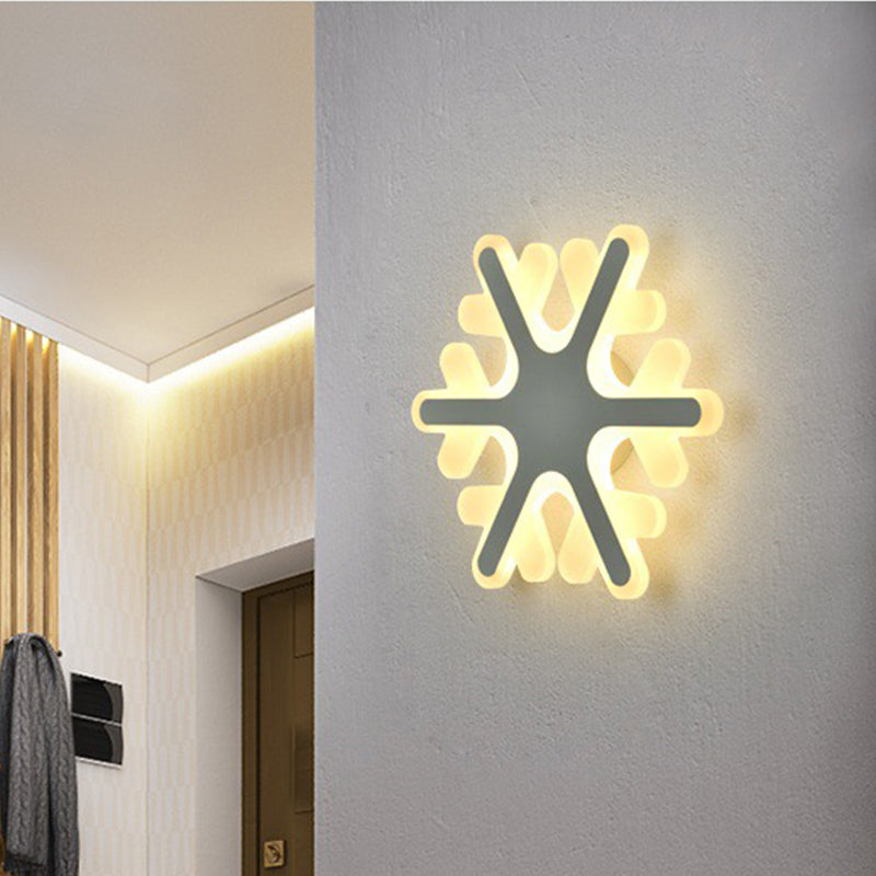 Frendorf | Smile/Vierkante/Wolk LED Wande verlichting Simpliciteit Acryl Woonkamer Wandlamp Armatuur in Wit