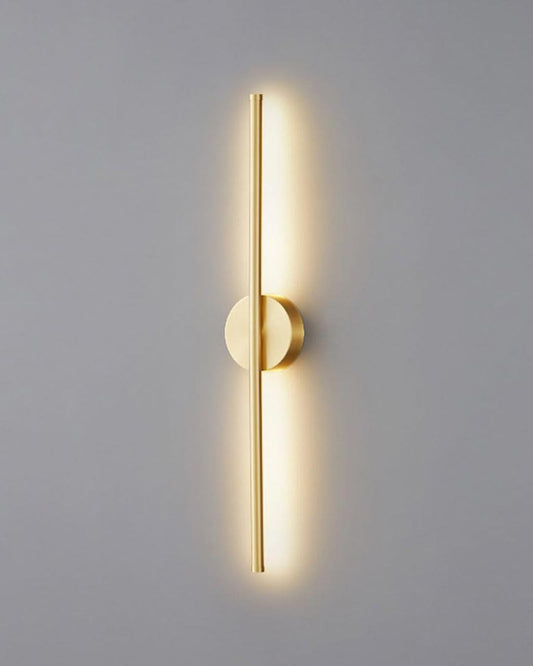 Moderne Lineare LED Wandleuchte - Gold