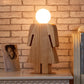 People Study Room Desk Light Wood 1 Kopf Modern Plug-In Schreibtischlampe in Beige