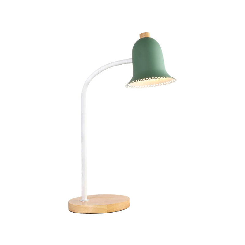 Metallglocke Kleine Leselampe Kinderzimmer Einzelkopf Nordic Style Schreibtischlampe