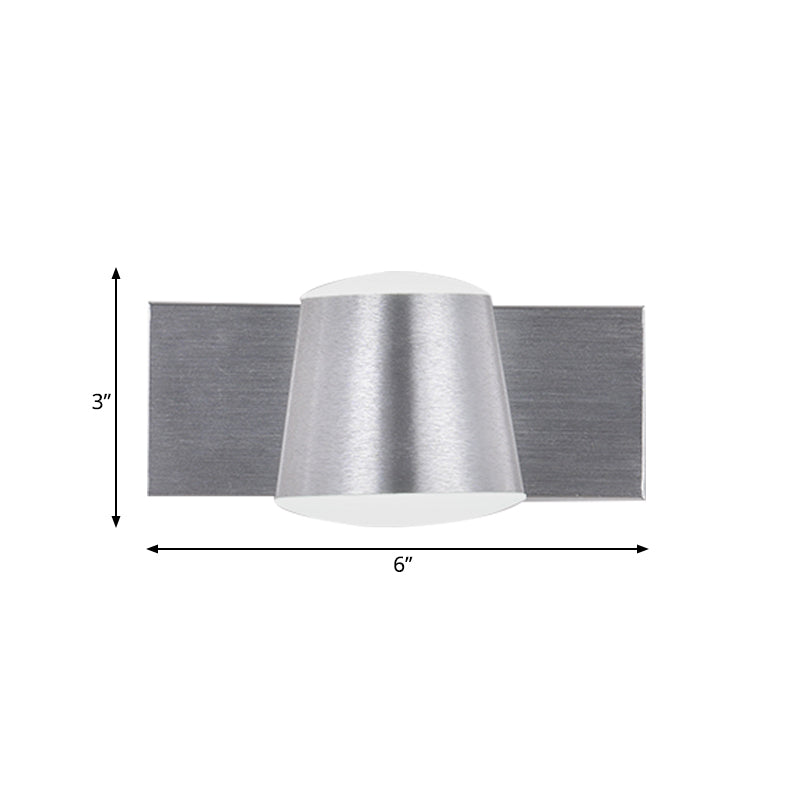 Frendorf | Getailleerde Woonkamer Vanity Wandlamp Eenvoudige Stijl Metaal 1/2/3 Koppen Zilveren Wandlicht Armatuur in Warm/Wit Licht