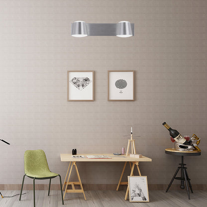Frendorf | Getailleerde Woonkamer Vanity Wandlamp Eenvoudige Stijl Metaal 1/2/3 Koppen Zilveren Wandlicht Armatuur in Warm/Wit Licht