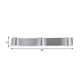 Frendorf | Getailleerde Woonkamer Vanity Wandlamp Eenvoudige Stijl Metaal 1/2/3 Koppen Zilveren Wandlicht Armatuur in Warm/Wit Licht