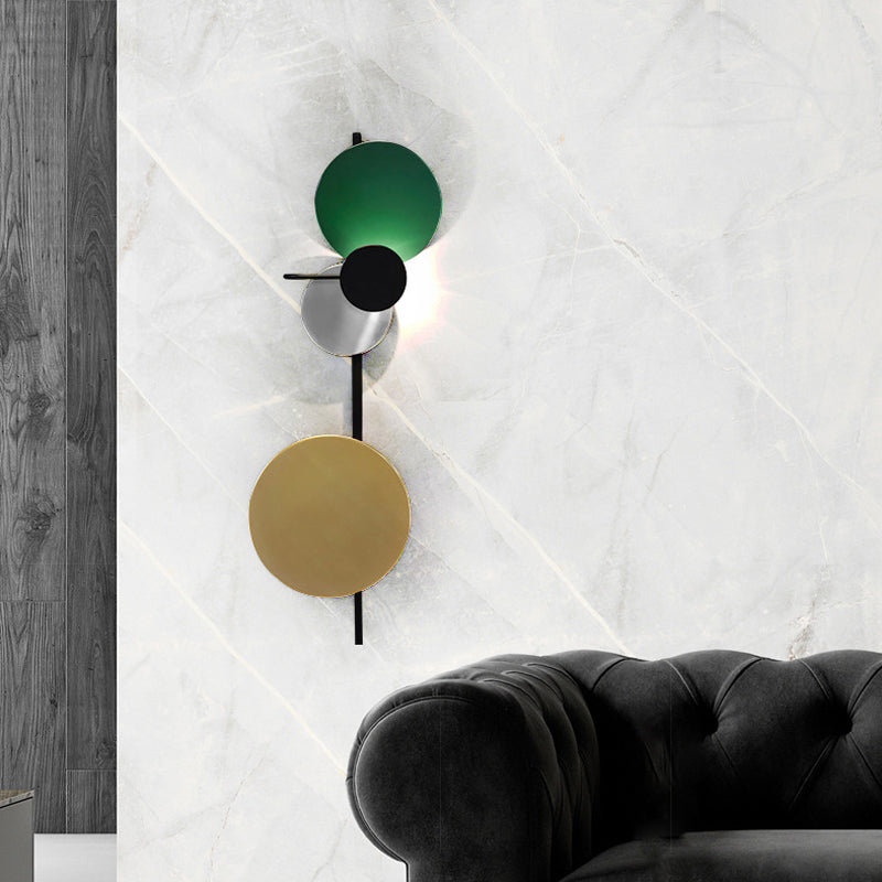 Frendorf | Bewegliches Mond Wandlicht Nordic Metall Schwarz/Weiß/Rosa LED Deckenleuchte in Weiß/Gelbes Licht