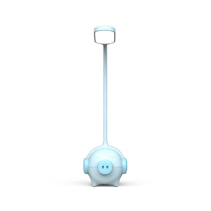 Piggy Kindergarten LED Schreibtischlampe 1 Kopf Tier Leselampe mit flexiblem Schwanenhals