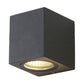 Frendorf | Moderne 1/2-Licht LED Buitenwandmontage Zwarte Driehoek/Cilinder/Rechthoek Sconces Verlichting met Metalen Kap