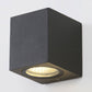 Frendorf | Moderne 1/2-Licht LED Buitenwandmontage Zwarte Driehoek/Cilinder/Rechthoek Sconces Verlichting met Metalen Kap