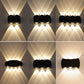 Frendorf | Ellipse/Kurve/Wabennetz Mini Wandleuchte Nordisch Metallic 4/6-Glühbirne Flur LED Wandleuchte in Schwarz