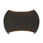 Frendorf | Ellipse/Kurve/Wabennetz Mini Wandleuchte Nordisch Metallic 4/6-Glühbirne Flur LED Wandleuchte in Schwarz
