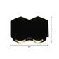 Frendorf | Ellipse/Kurve/Wabennetz Mini Wandleuchte Nordisch Metallic 4/6-Glühbirne Flur LED Wandleuchte in Schwarz