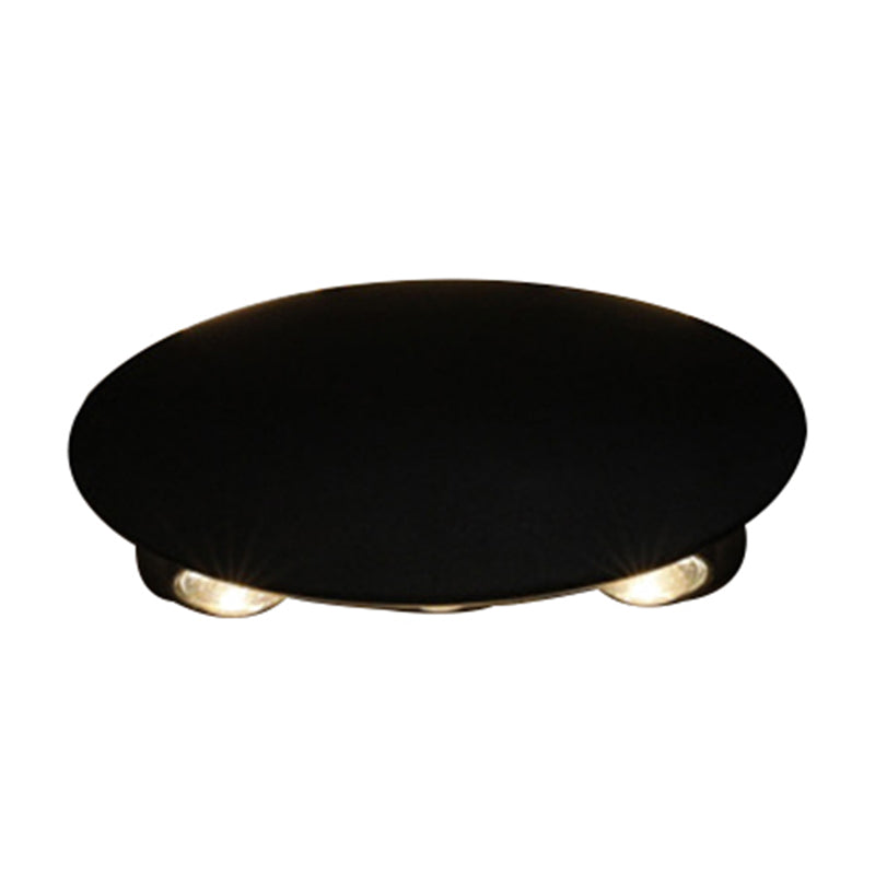Frendorf | Ellipse/Kurve/Wabennetz Mini Wandleuchte Nordisch Metallic 4/6-Glühbirne Flur LED Wandleuchte in Schwarz