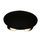 Frendorf | Ellipse/Kurve/Wabennetz Mini Wandleuchte Nordisch Metallic 4/6-Glühbirne Flur LED Wandleuchte in Schwarz