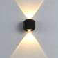 Frendorf | Mini Cube Wand Washer Sconce Nordic Aluminium 2/4-Kopf Wohnzimmer LED Wandlampe in Schwarz/Weiss