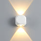 Frendorf | Mini Cube Wand Washer Sconce Nordic Aluminium 2/4-Kopf Wohnzimmer LED Wandlampe in Schwarz/Weiss