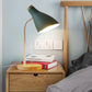 Metall Horn Schirm Leseleuchte Erwachsene Schlafzimmer 1 Glühbirne Nordic Schreibtischlampe mit Stecker-Kabel